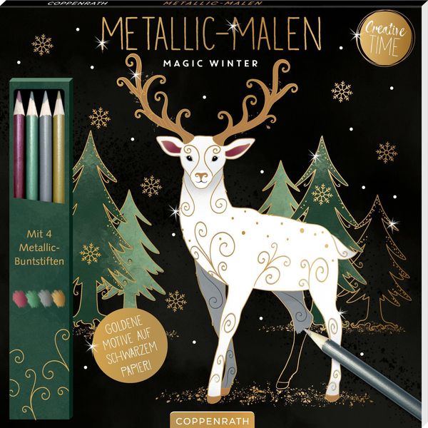 Metallic-Malen , Magic Winter (Buch)