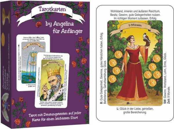 Tarotkarten by Angelina für Anfänger - Angelina Schulze (Buch)