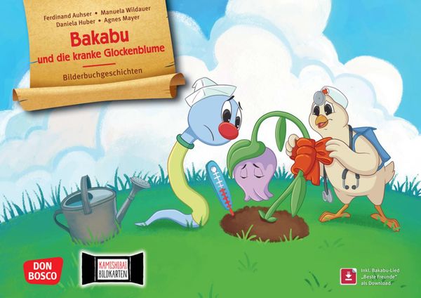 Bakabu und die kranke Glockenblume. Kamishibai Bildkartenset (Buch)