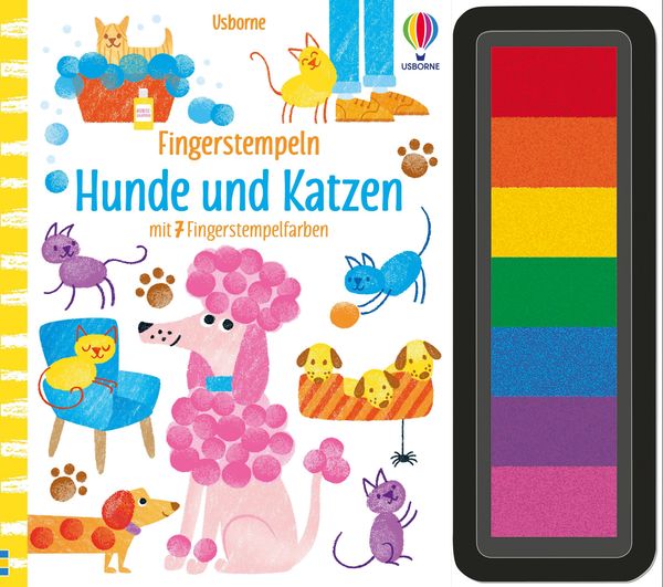 Fingerstempeln: Hunde und Katzen (Buch)