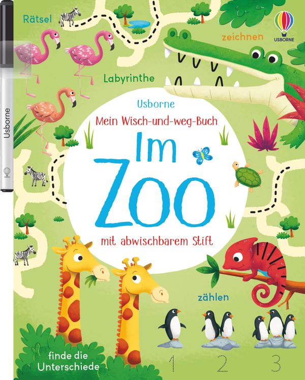 Mein Wisch-und-weg-Buch: Im Zoo - Kirsteen Robson (Buch)
