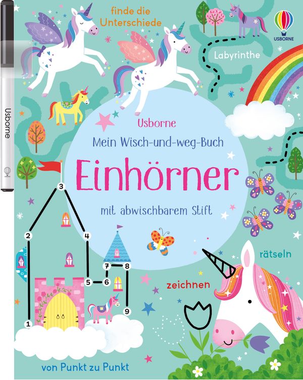 Mein Wisch-und-weg-Buch: Einhörner - Kirsteen Robson (Buch)