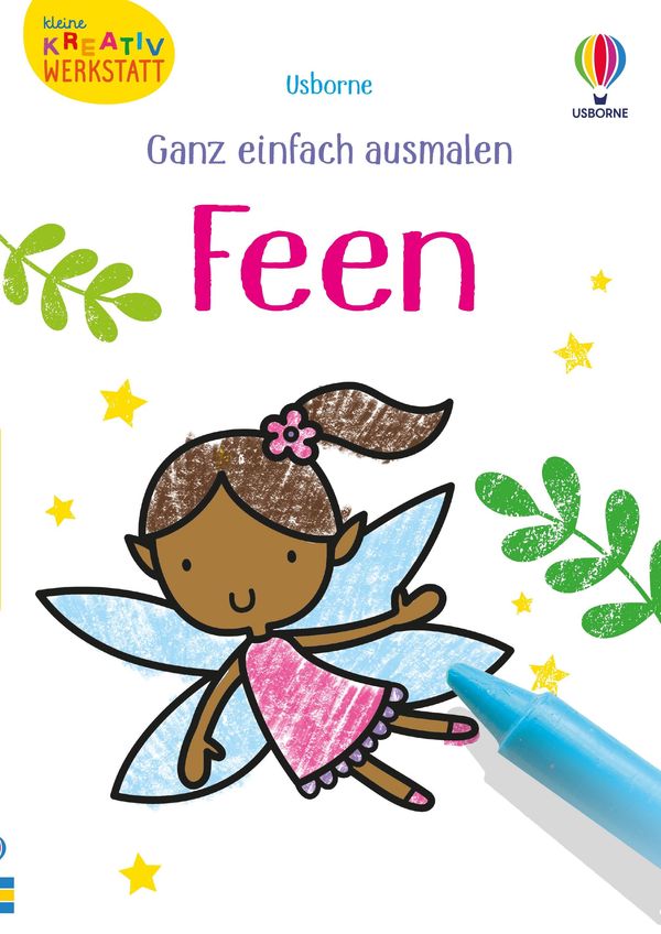 Kleine Kreativ-Werkstatt - Ganz einfach ausmalen: Feen (Buch)