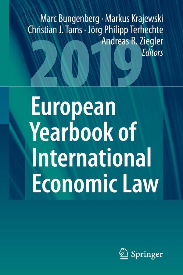 European Yearbook of International Economic Law 2019 (Buch)