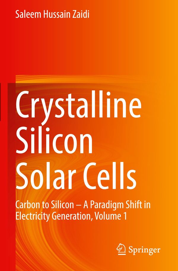 Crystalline Silicon Solar Cells - Saleem Hussain Zaidi (Buch)