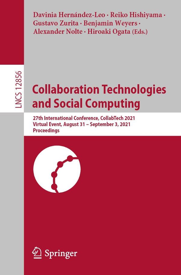 Collaboration Technologies and Social Computing (Buch)