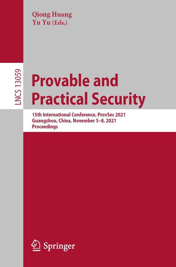 Provable and Practical Security (Buch)