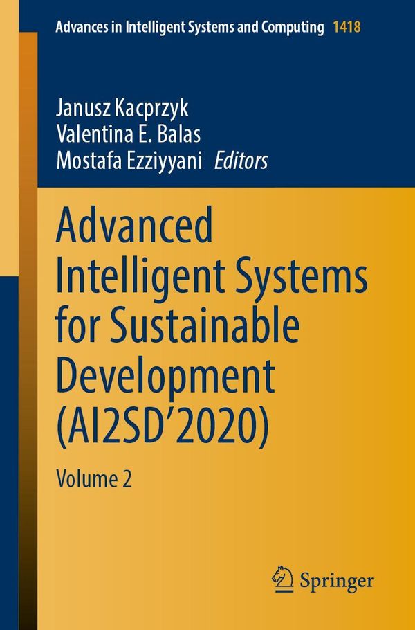 Advanced Intelligent Systems for Sustainable Development (AI2SD202...
