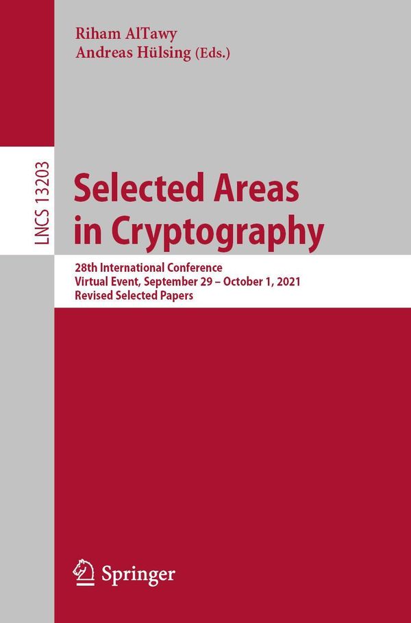 Selected Areas in Cryptography (Buch)