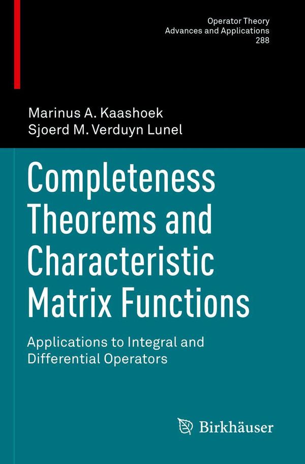 Completeness Theorems and Characteristic Matrix Functions (Buch)