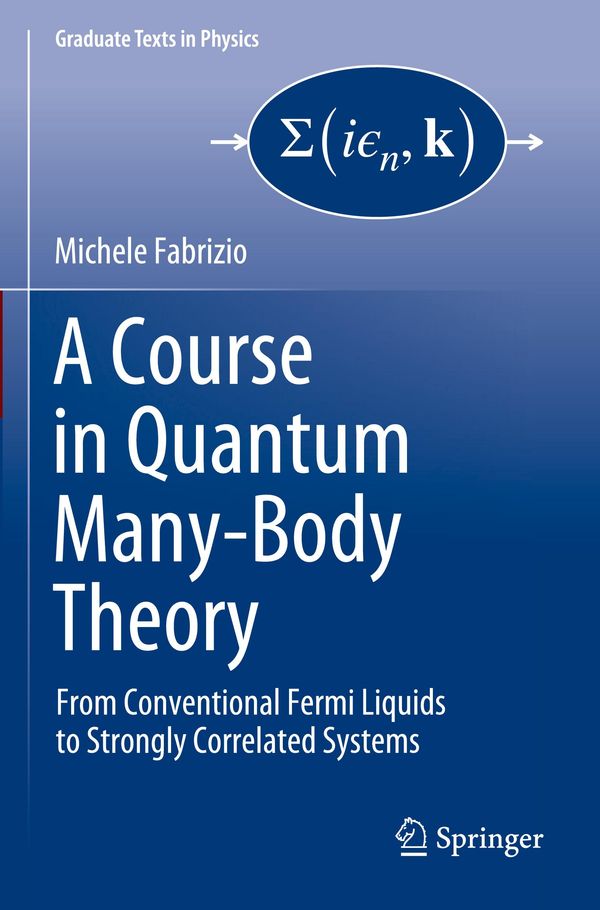 A Course in Quantum Many-Body Theory - Michele Fabrizio (Buch)