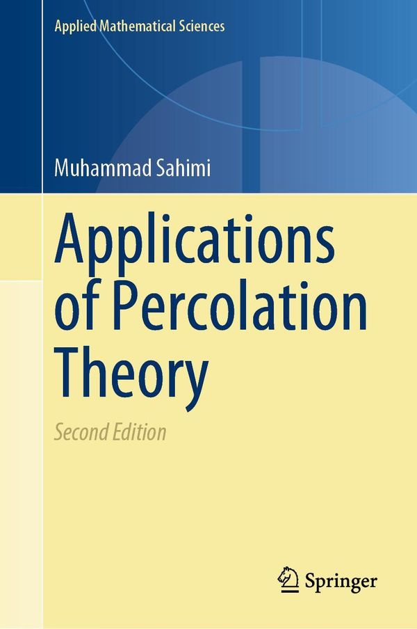 Applications of Percolation Theory - Muhammad Sahimi (Buch)