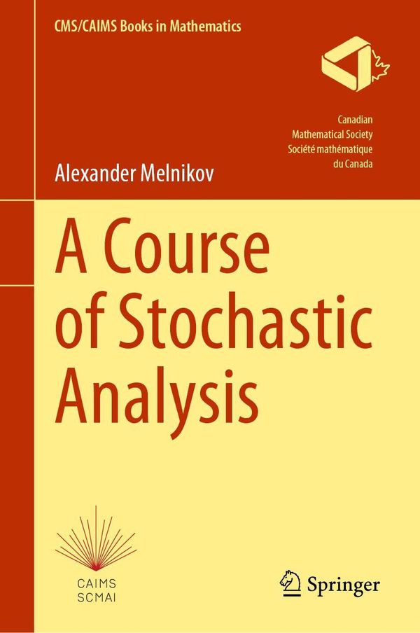 A Course of Stochastic Analysis - Alexander Melnikov (Buch)