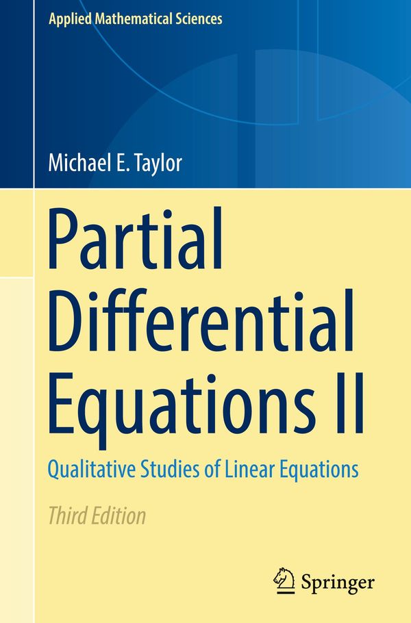 Partial Differential Equations II - Michael E. Taylor (Buch)