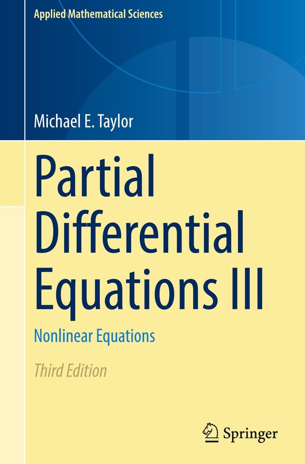 Partial Differential Equations III - Michael E. Taylor (Buch)