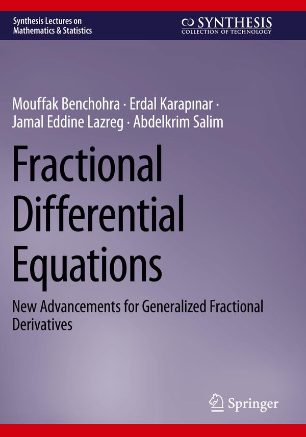 Fractional Differential Equations - Mouffak Benchohra (Buch)