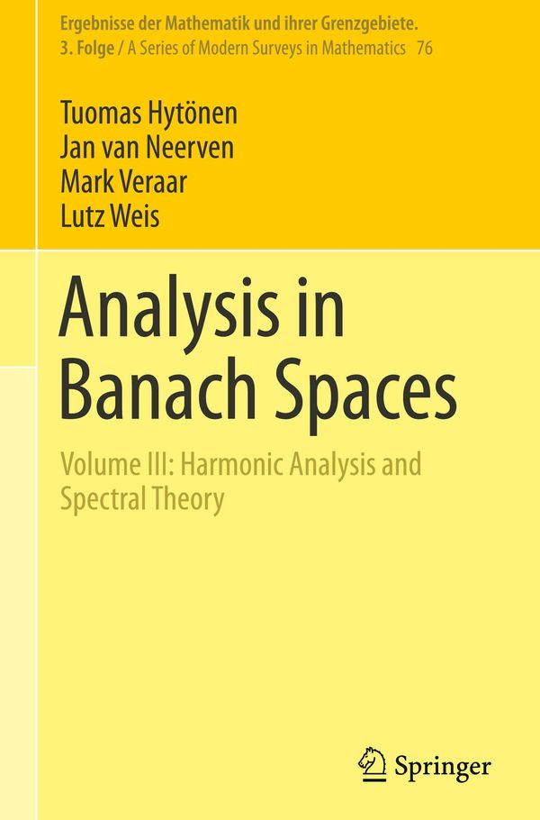 Analysis in Banach Spaces - Tuomas Hytönen (Buch)