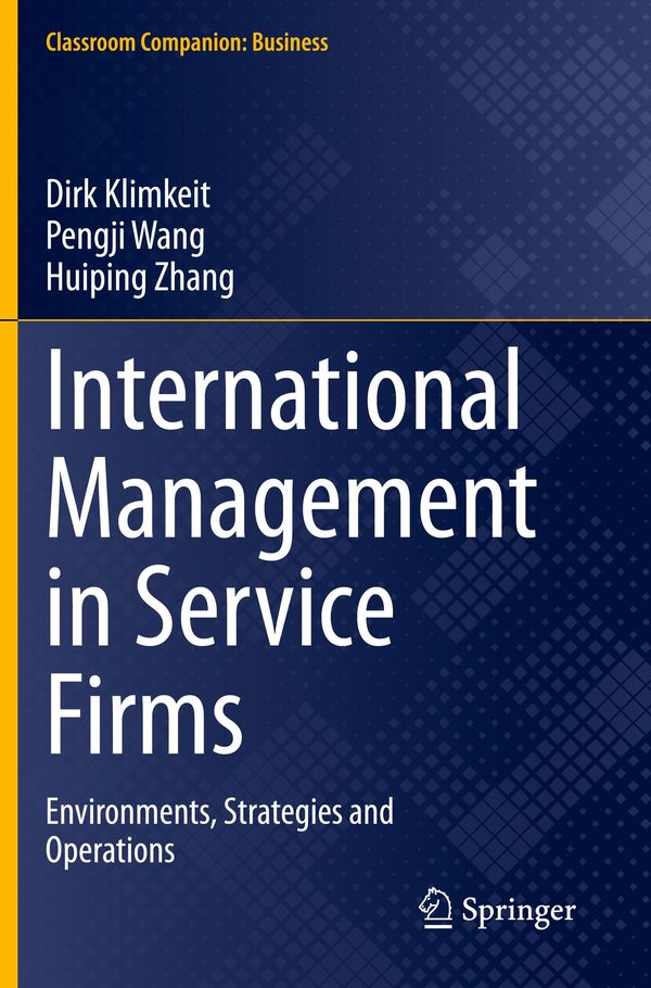International Management in Service Firms - Dirk Klimkeit (Buch)