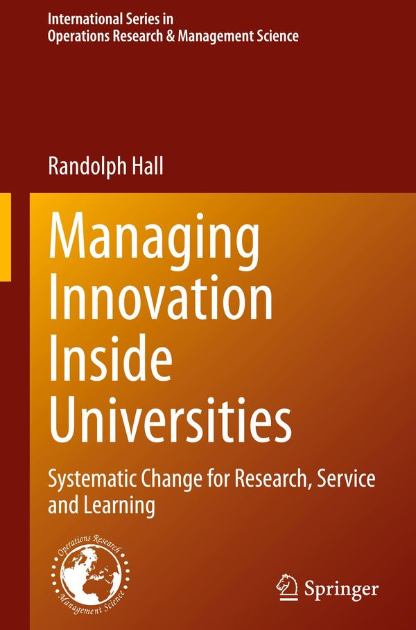 Managing Innovation Inside Universities - Randolph Hall (Buch)