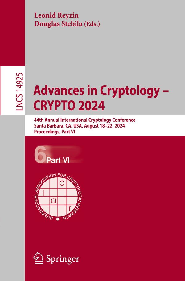 Advances in Cryptology - CRYPTO 2024
