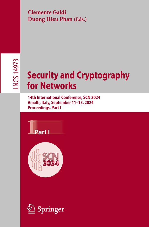 Security and Cryptography for Networks