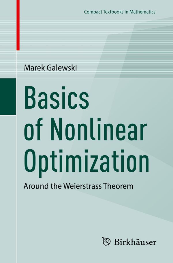 Basics of Nonlinear Optimization - Marek Galewski (Buch)