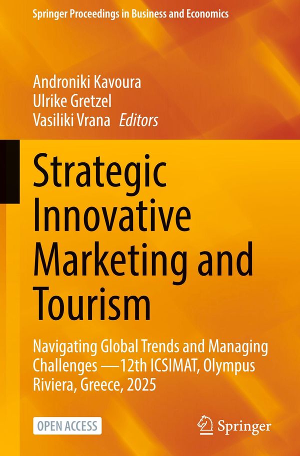 Strategic Innovative Marketing and Tourism