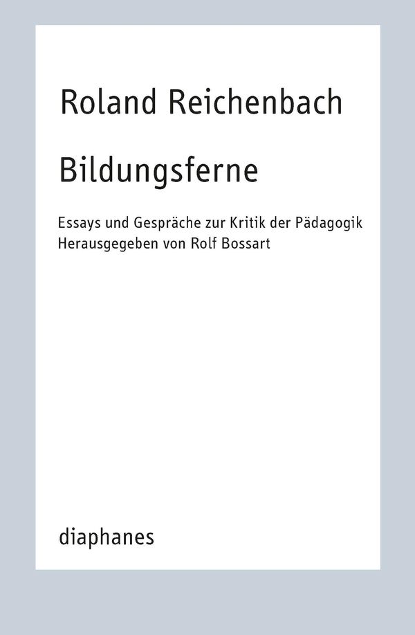 Bildungsferne - Roland Reichenbach (Buch)
