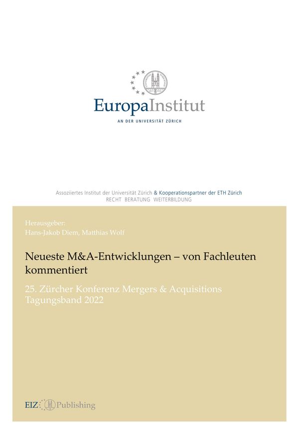 Neueste M&A-Entwicklungen - von Fachleuten kommentiert (Buch)