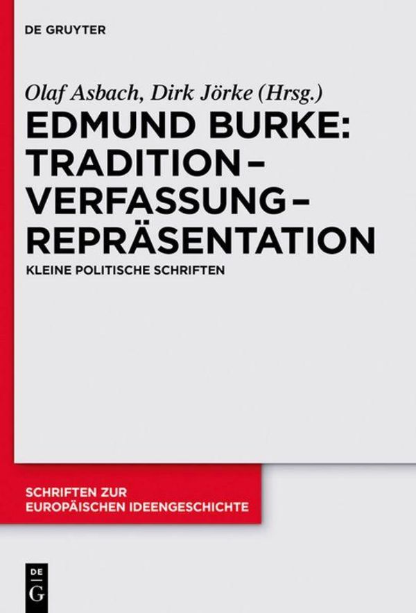 Tradition - Verfassung - Repräsentation - Edmund Burke (Buch)