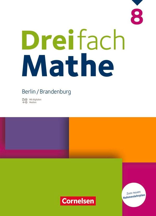 Dreifach Mathe 8. Schuljahr - Berlin und Brandenburg - Schulbuch mi...