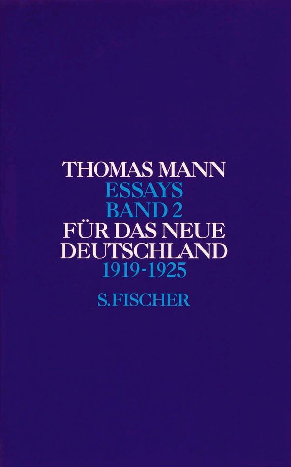 Für das neue Deutschland 1919 - 1925 - Thomas Mann (Buch)