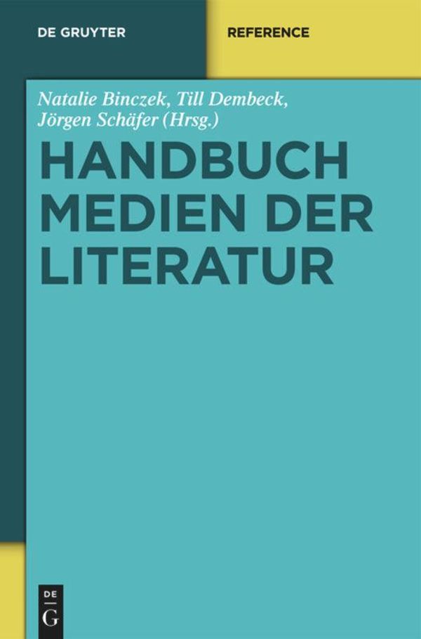 Handbuch Medien der Literatur (Buch)