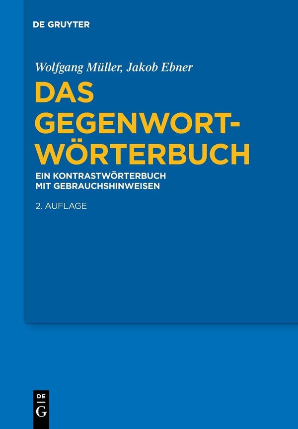 Das Gegenwort-Wörterbuch - Wolfgang Müller (Buch)