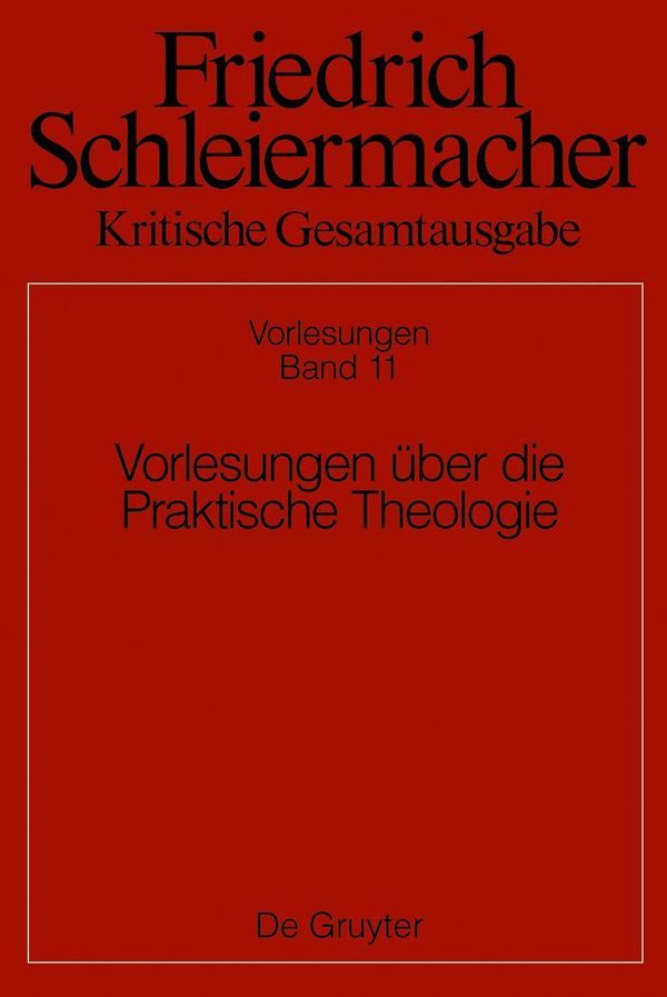 Vorlesungen über die Praktische Theologie (Buch)