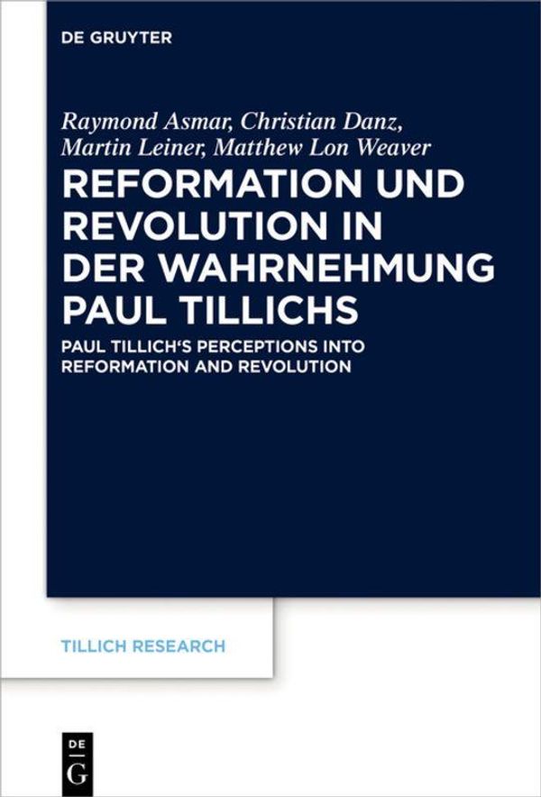 Reformation und Revolution in der Wahrnehmung Paul Tillichs (Buch)