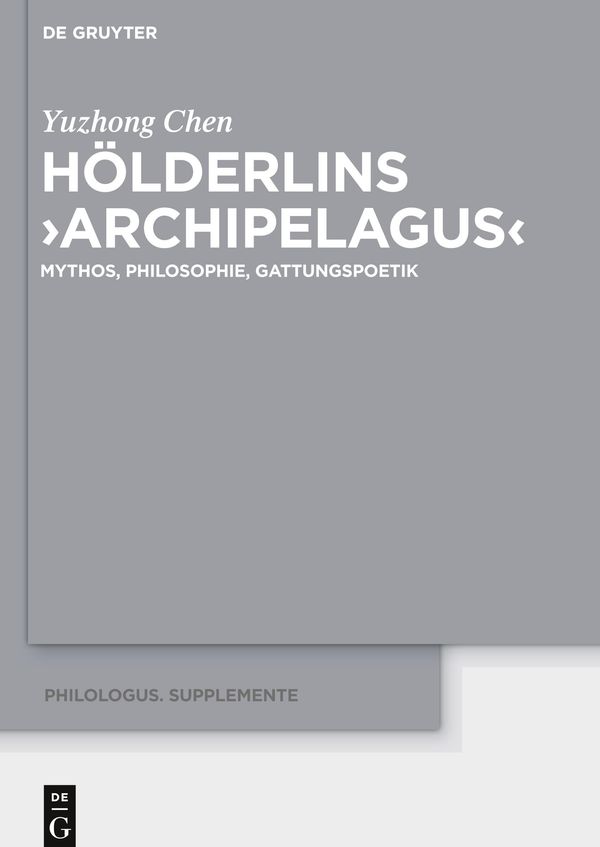 Hölderlins Archipelagus - Yuzhong Chen (Buch)