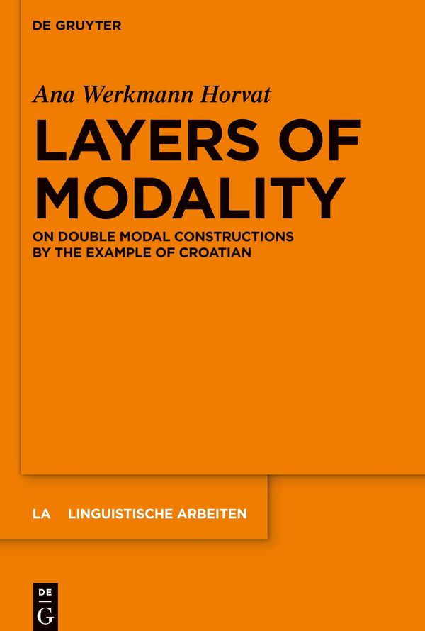 Layers of Modality - Ana Werkmann Horvat (Buch)