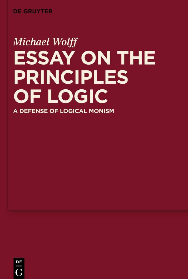 Essay on the Principles of Logic - Michael Wolff (Buch)