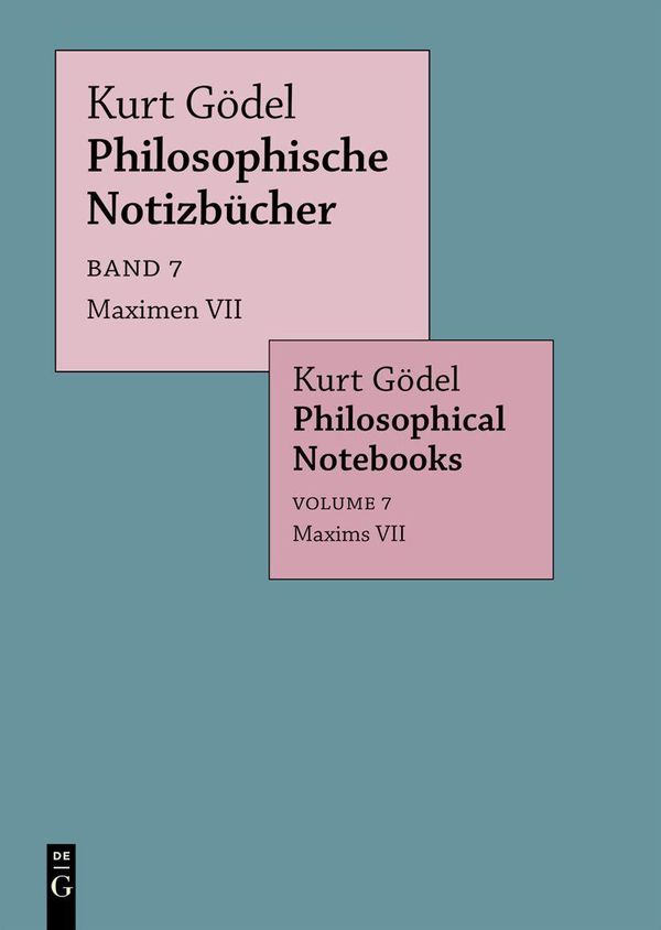 Maximen VII / Maxims VII - Kurt Gödel (Buch)