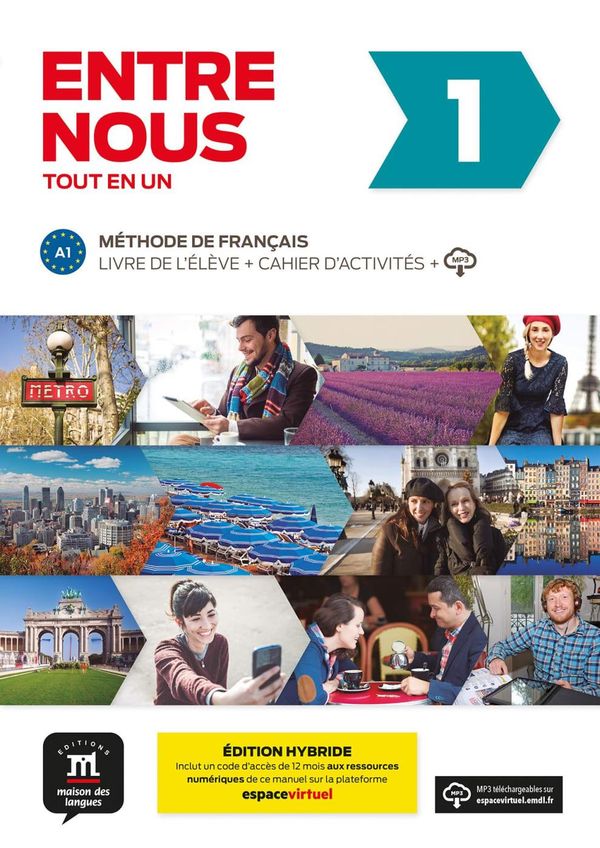 Entre nous 1 A1 - Édition hybride (Buch)
