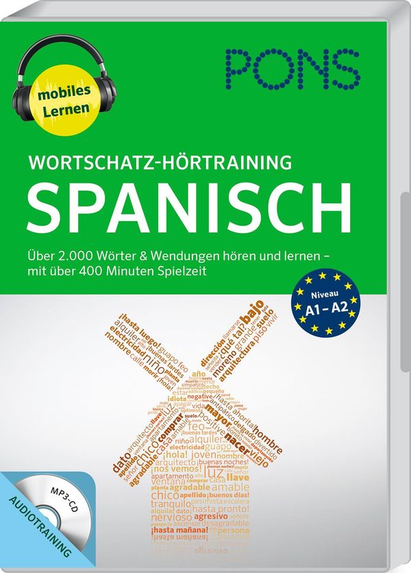PONS Wortschatz-Hörtraining Spanisch mit Begleitheft und MP3-... (CD)