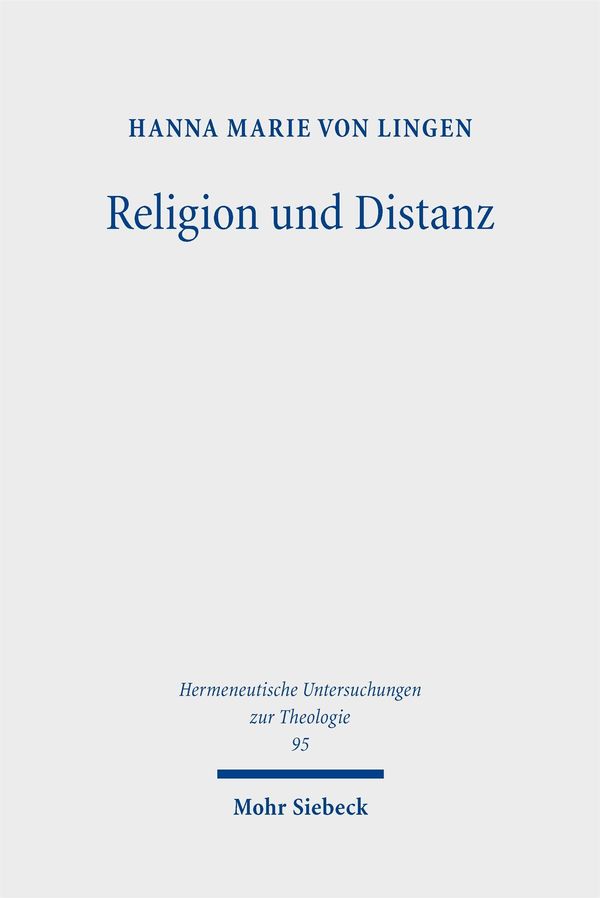 Religion und Distanz - Hanna von Lingen (Buch)