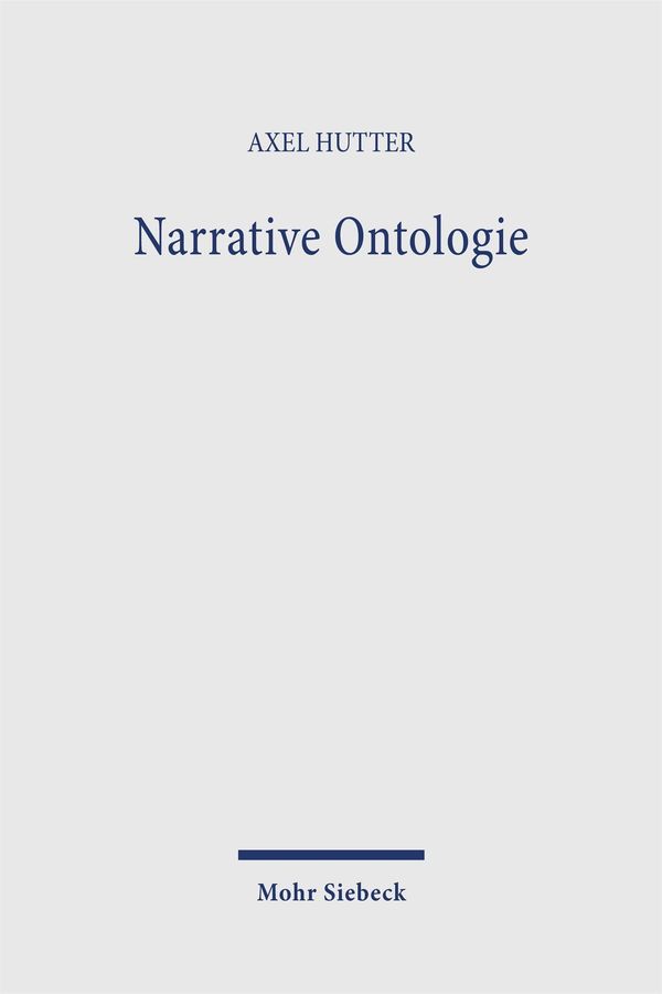 Narrative Ontologie - Axel Hutter (Buch)