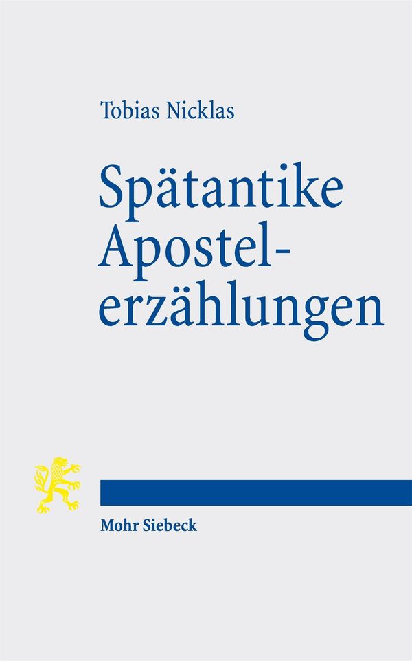 Spätantike Apostelerzählungen - Tobias Nicklas (Buch)