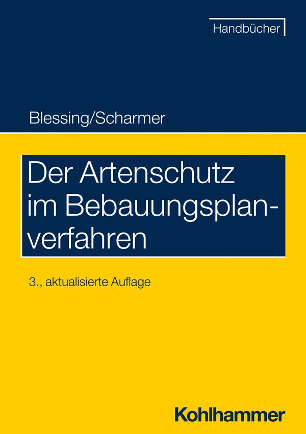 Der Artenschutz im Bebauungsplanverfahren - Eckart Scharmer (Buch)