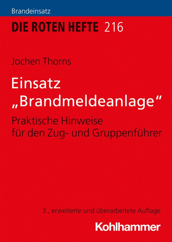 Einsatz "Brandmeldeanlage" - Jochen Thorns (Buch)