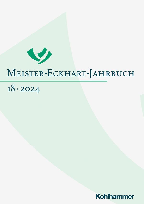 Meister-Eckhart-Jahrbuch Band 18 (2024) (Buch)