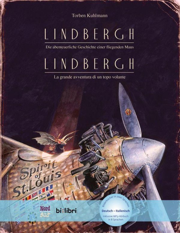 Lindbergh. Kinderbuch Deutsch-Italienisch mit MP3-Hörbuch zum Herun...