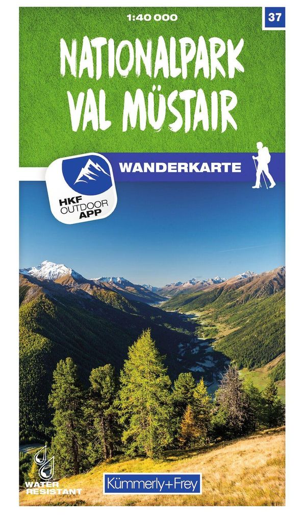 Nationalpark - Val Müstair 37 Wanderkarte 1:40 000 matt laminiert